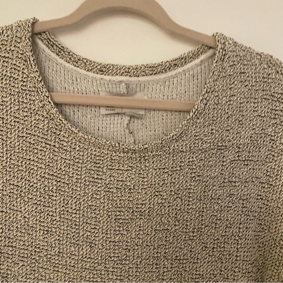 Anthropologie Saturday Sunday 3/4 Cuffed Sleeve Top Women’s Sz Small - Picture 3 of 15